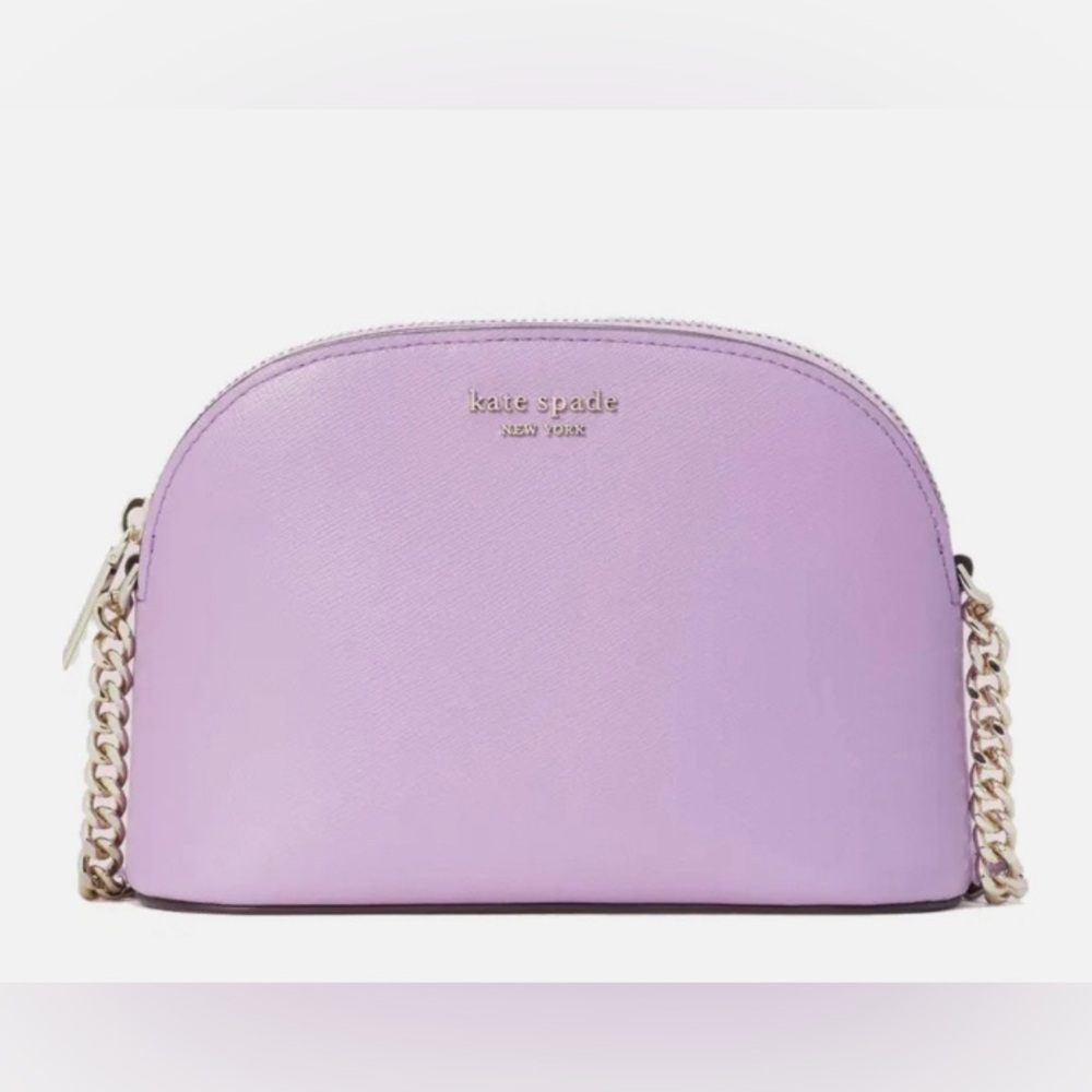 New KATE SPADE Iris Bloom Spencer Small saffiano leather Crossbody Purse